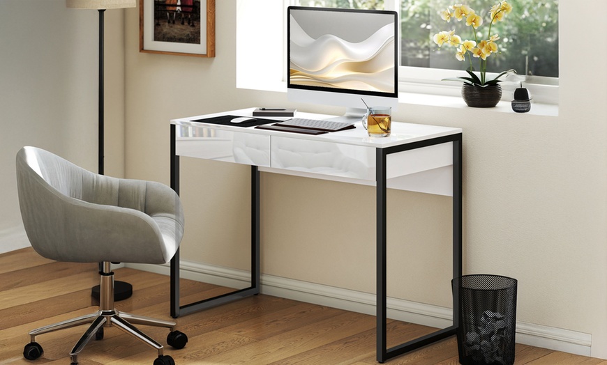Image 15: HomCom Desk Selection: Stylish, Functional Workspace Solutions