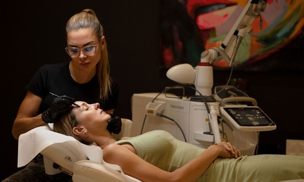 One Eyebrow Tattoo Session (Microshading) - Lioness Ink