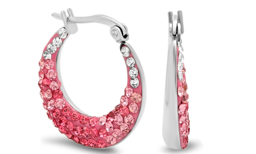 Image 2: Cristal Hoops