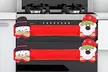 Christmas Fridge Door Handle Covers Set Protector Christmas Decorations - Second Medium