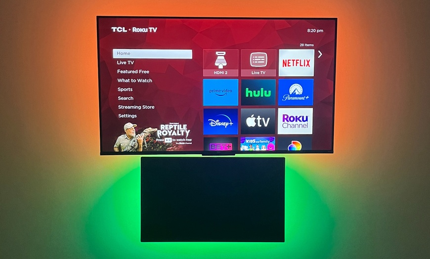Image 12: TV Mounting for Up to 65'' or 85" w/ or w/o Wires Concealed In Wall 