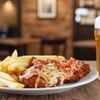Image 1: Chicken Parmigiana w/ Pint of Beer, Wine, or Soft Drink – 1, 2, or 4 