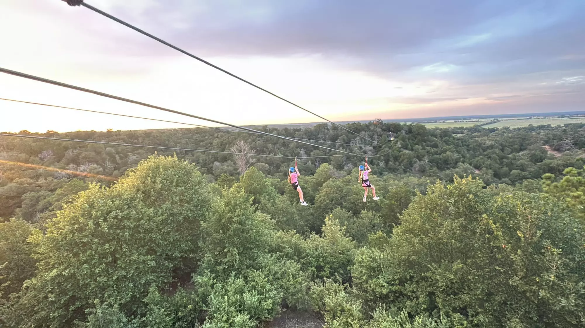 Fly Together on 5 Separate Zip Lines to Ride!!!