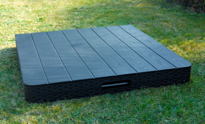 Image 4: Foldable Plastic Table and Chair Set Collection
