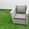 Image 5: Fimous Weather-Resistant PE Rattan-Effect Garden Sofa Set 