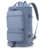 Image 3: Water Repellent Travel Duffle Bag Gym Backpack
