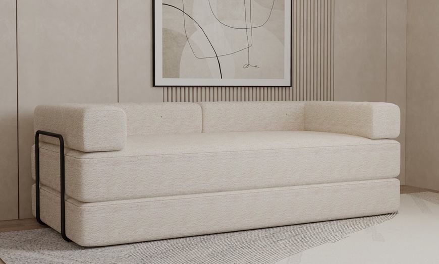 Image 9: Sliding Wardrobes 4 U Three-Seater Smart Convertible Sofabed