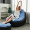 Image 1: Sillón inflable plegable con reposapiés