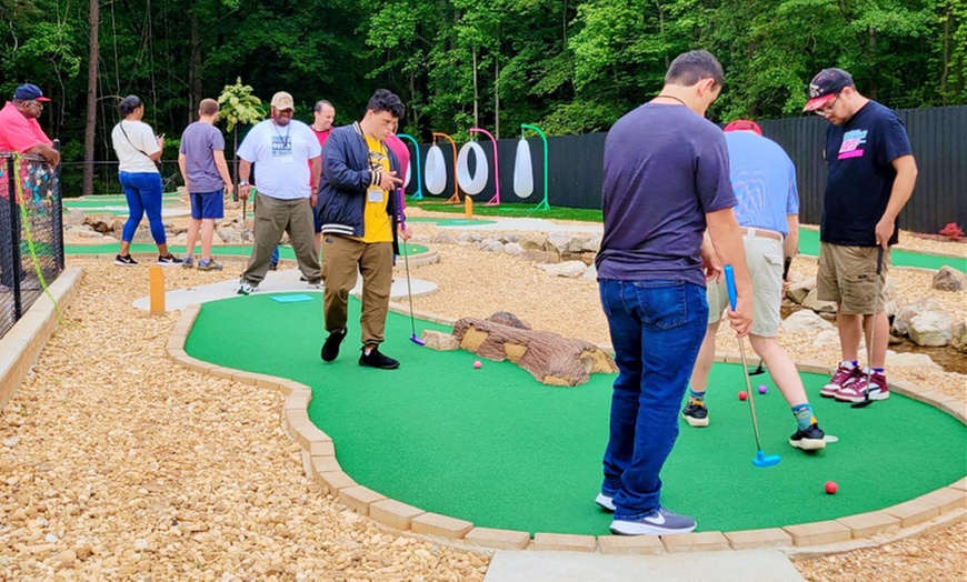 Image 1: Up to 43% Off Mini-Golf or Axe Throwing at Swing Atlanta
