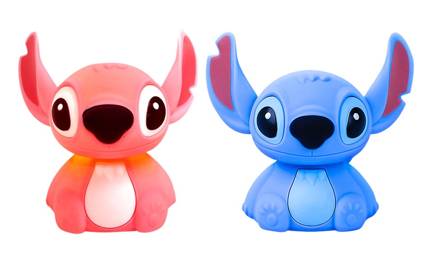 Image 1: Blue Alien Doll Night Light Lamp