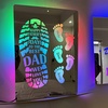 Image 20: Custom LED Name Mirror from Justyling