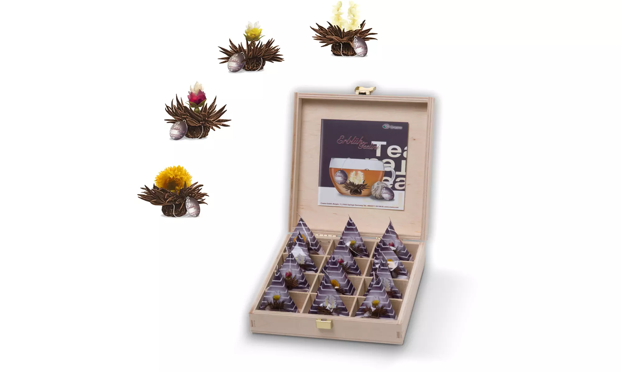 Creano Teeblüten-Geschenkbox (bis zu 2,75€/Stk)