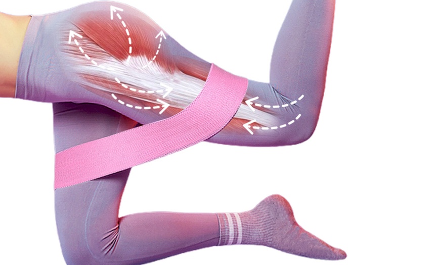 Image 3: 3Pcs Resistance Hip Booty Bands