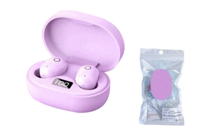 Image 6: Macaron Colored Waterproof Wireless Bluetooth Earbuds