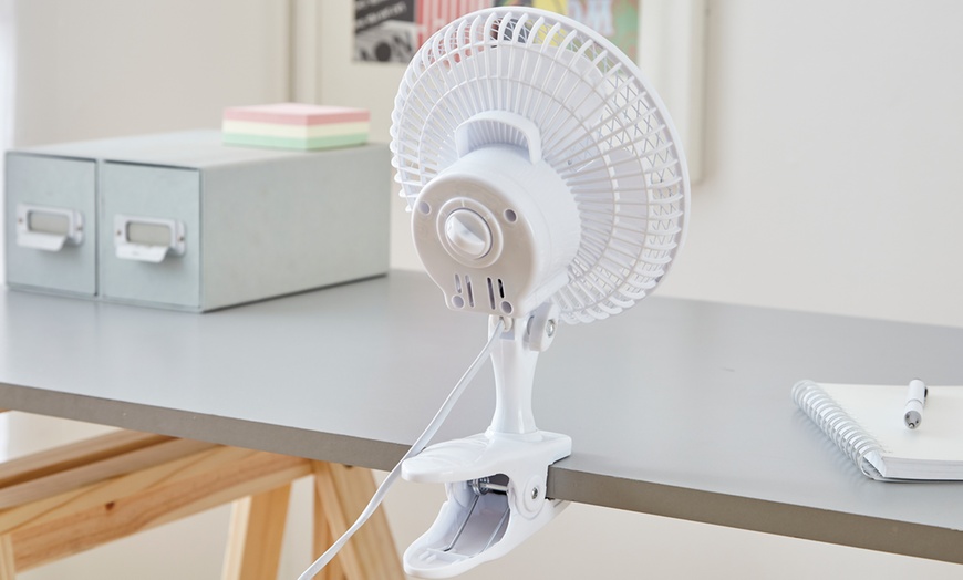Image 5: Neo Mini Clip Base Mount Desk Fans