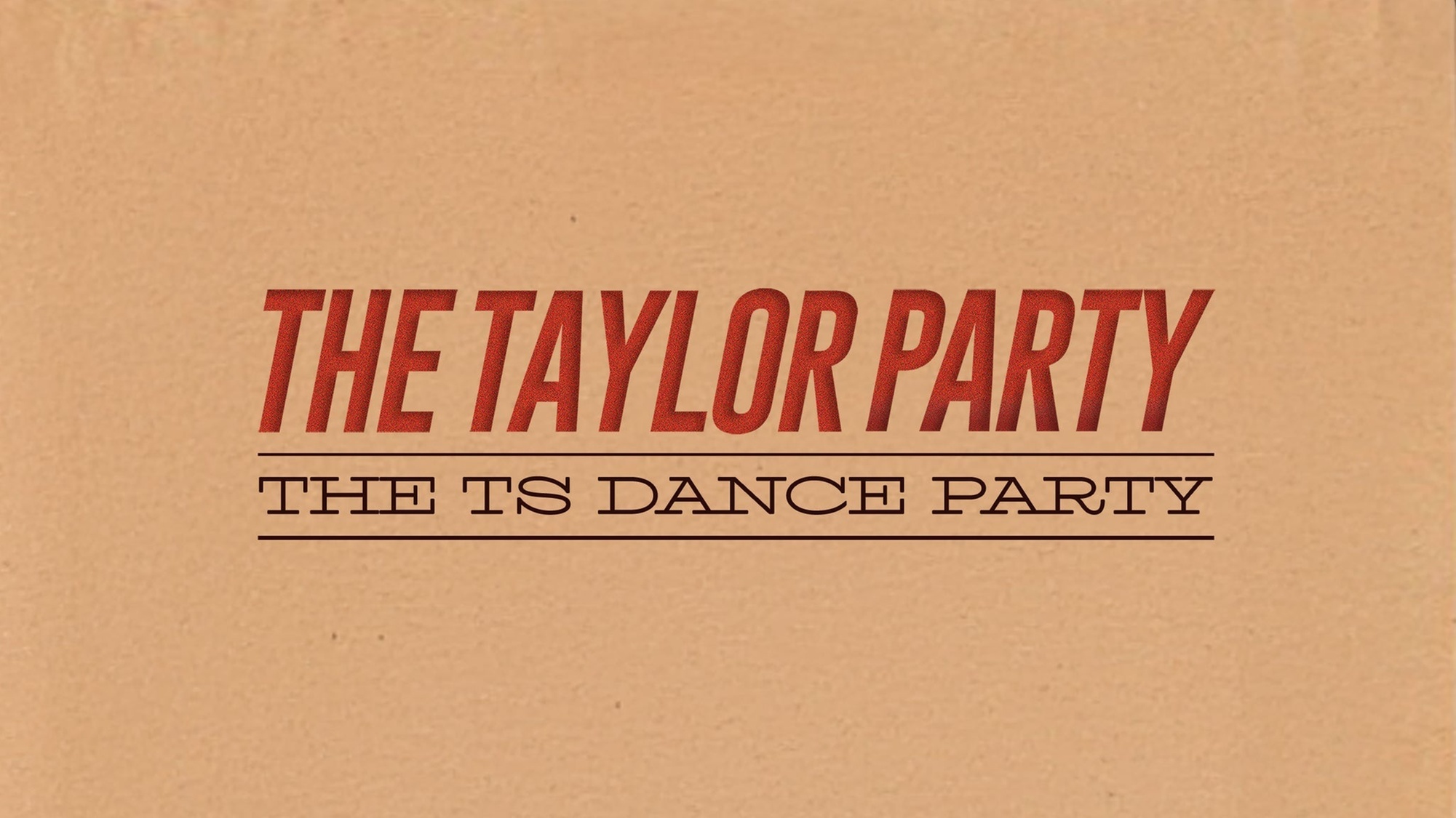 The Taylor Party: The TS Dance Party - 18+ on December 5 at 8 p.m.