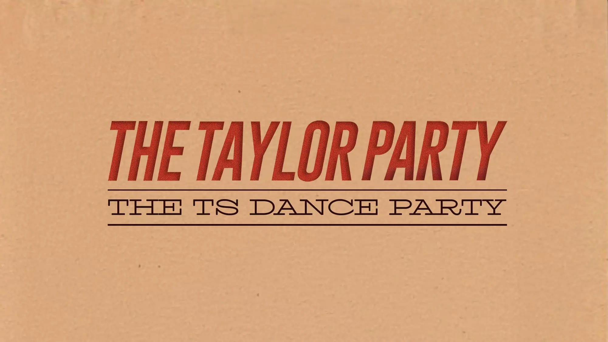 The Taylor Party: The TS Dance Party - 18+ on December 5 at 8 p.m.