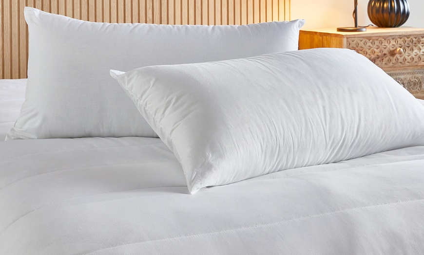 Image 3: PIKOLIN Pack de dos almohadas de fibra antialérgica 