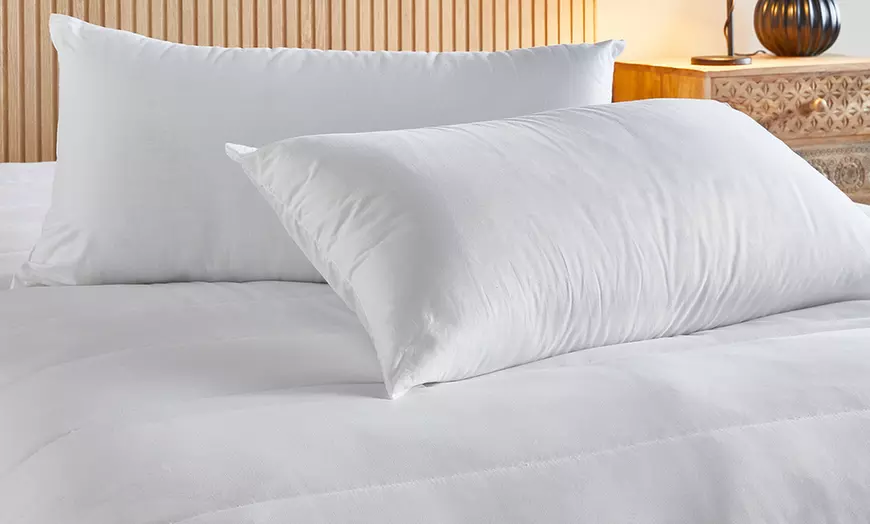 Image 3: PIKOLIN Pack de dos almohadas de fibra antialérgica 