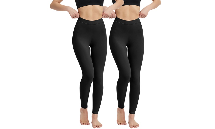 Image 4: Thermal Fleece Leggings