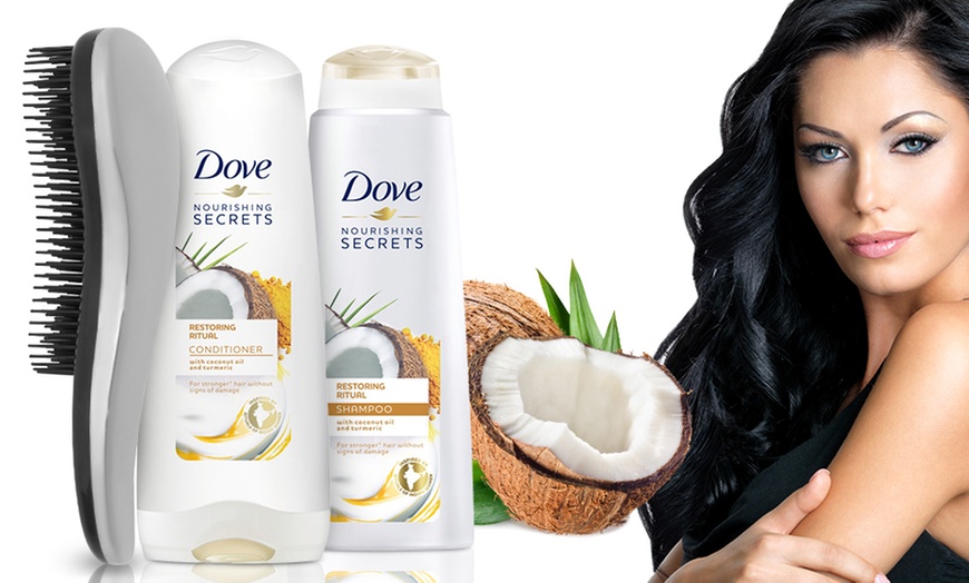 Image 1: Dove Restoring Hair Care Set 