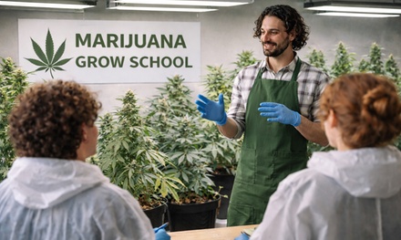 Cannabis Growology Training with certificate for One - The Weedology School