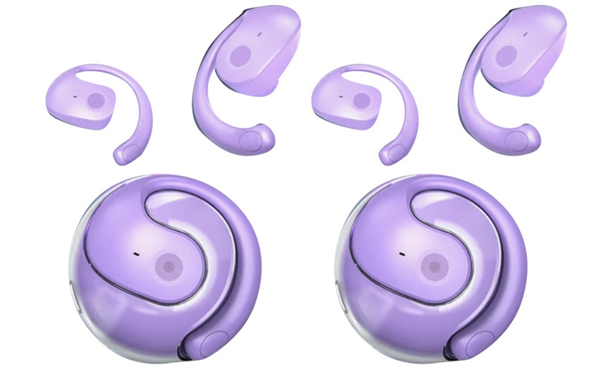 Image 8: 1 o 2 paia di auricolari Bluetooth wireless con traduzione AI