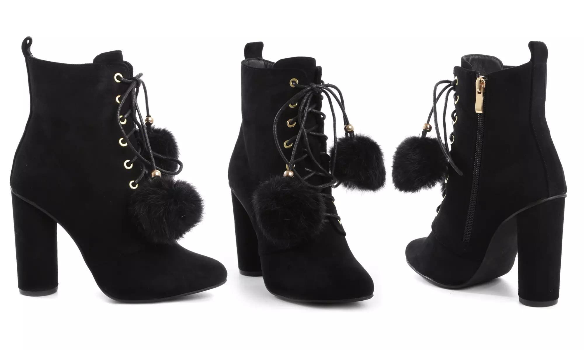 Catherine Catherine Malandrino Women's 4" Genuine Suede Booties - Primary Image
