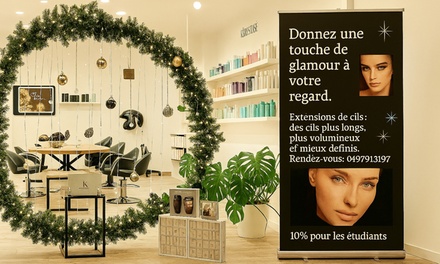 Pose d'extensions méthode cil à cil classique (première pose) - CryOzen