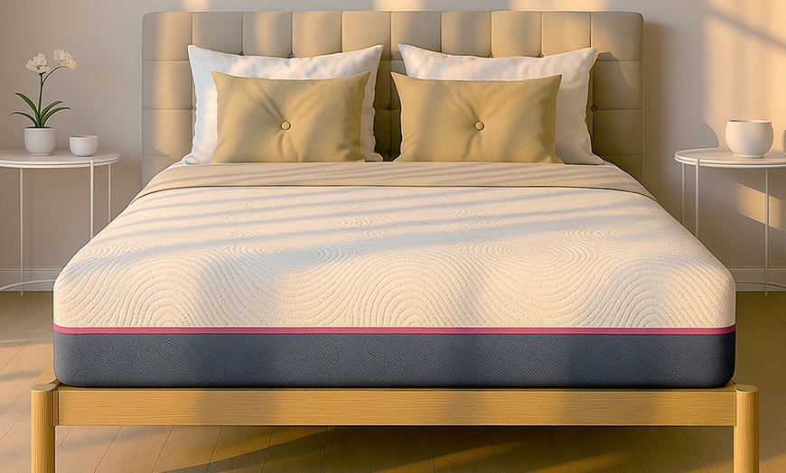 Image 1: Matelas de 30 cm à ressorts ensachés et Memory Foam Coral 