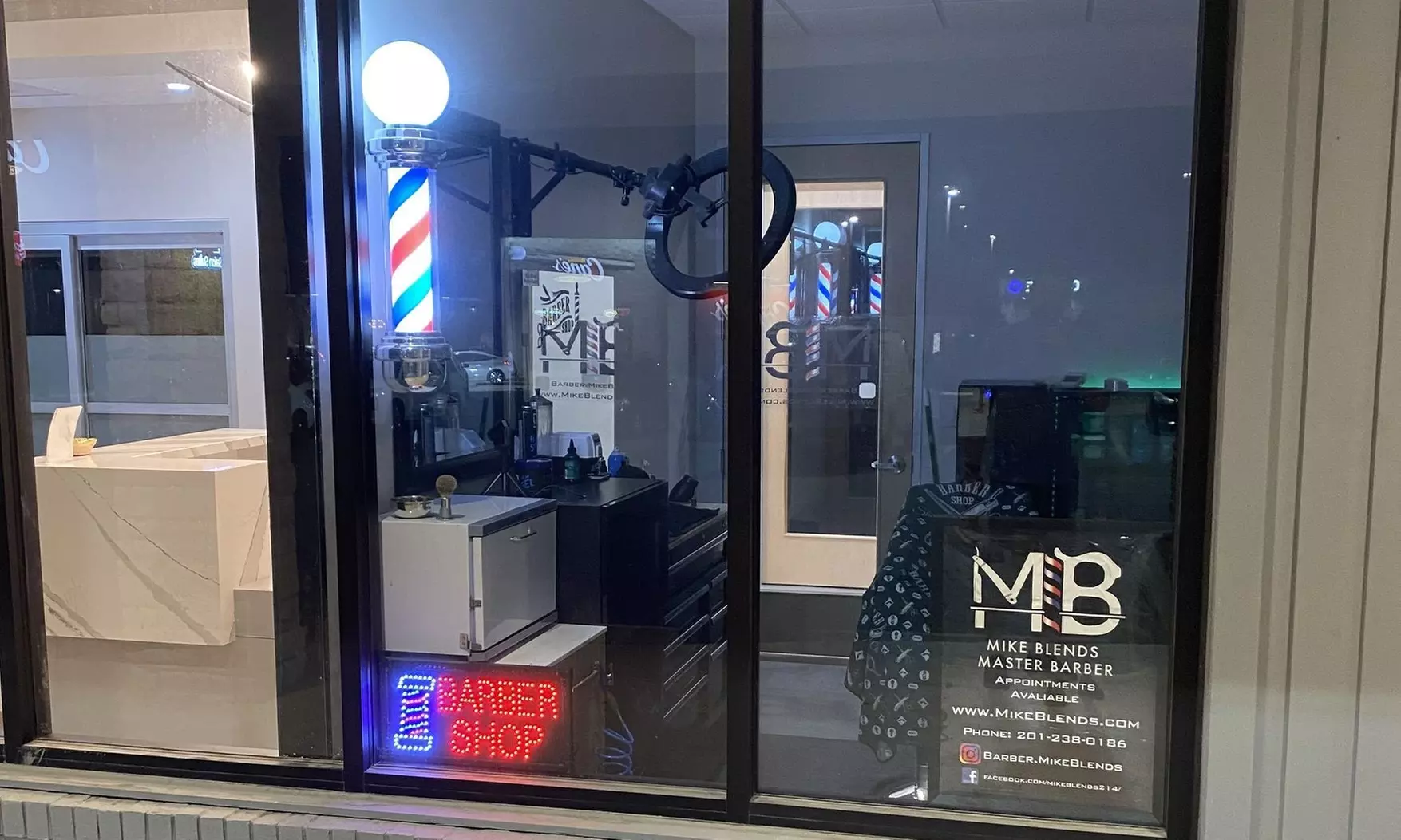 Barbering Excellence: Men’s Haircut or Signature Hot Towel Shave @ Mike Blends Master Barbers – Up To 33% Off)