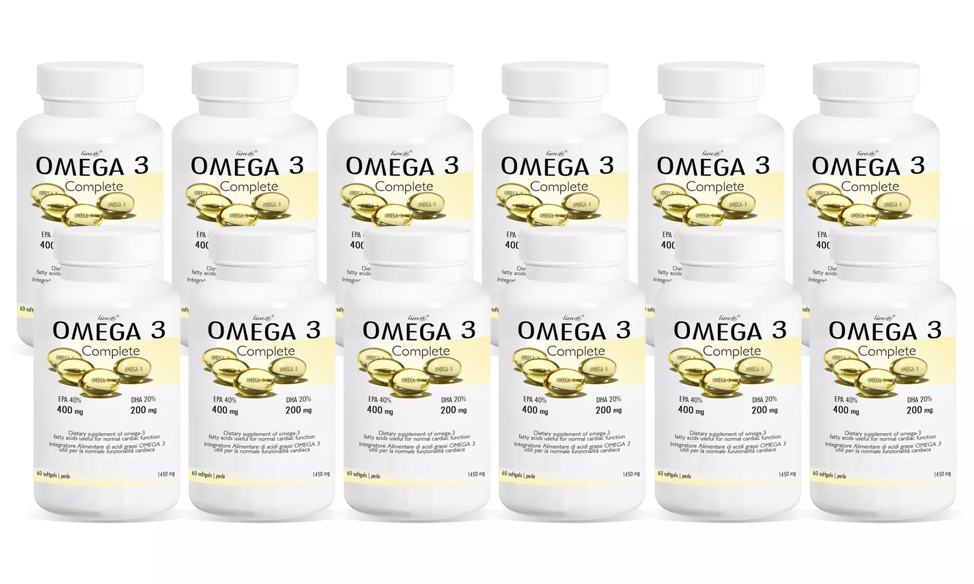 Omega 3 alta concentrazione 400 mg EPA e 200 mg DHA per perla Line@