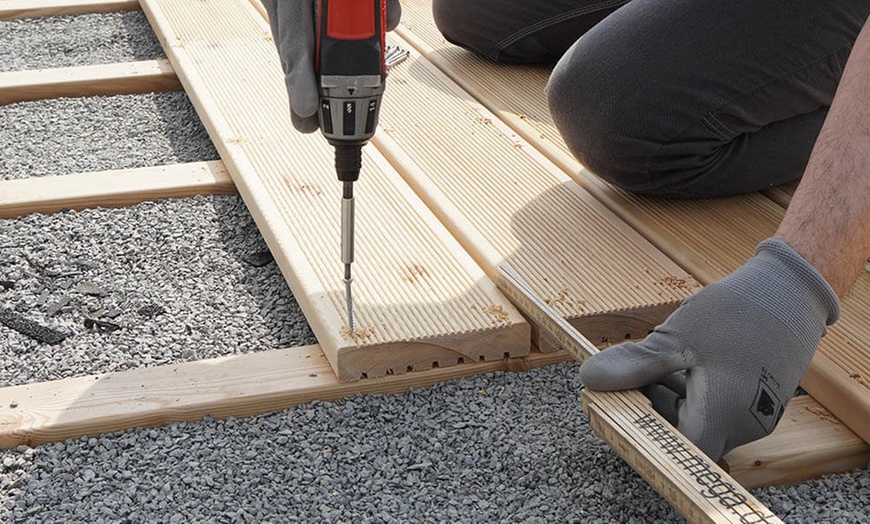 Image 4: Home Deluxe Holz Terrassendielen Lärche „Aris“