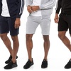 Image 1: Two-Pack Enzo Men's Fleece Shorts 