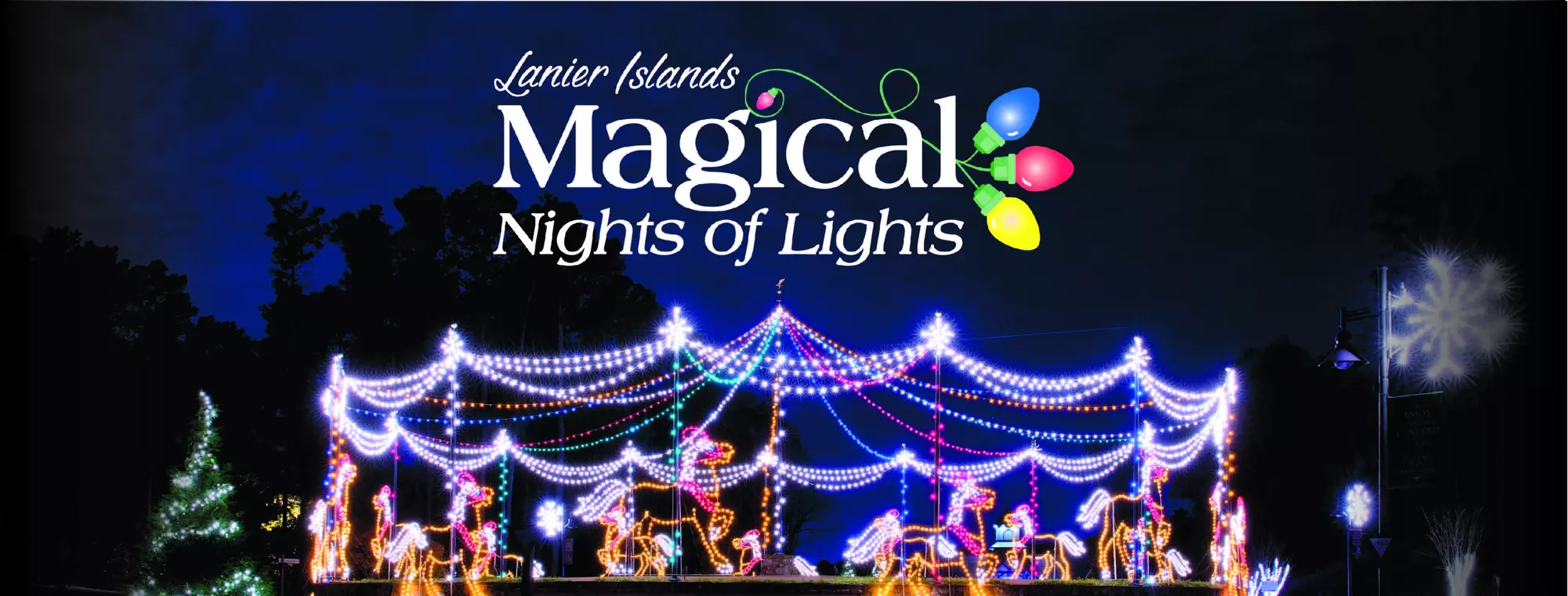 Experience the Magic: Drive Through Miles of Dazzling Holiday Lights at Lanier Islands Resort
