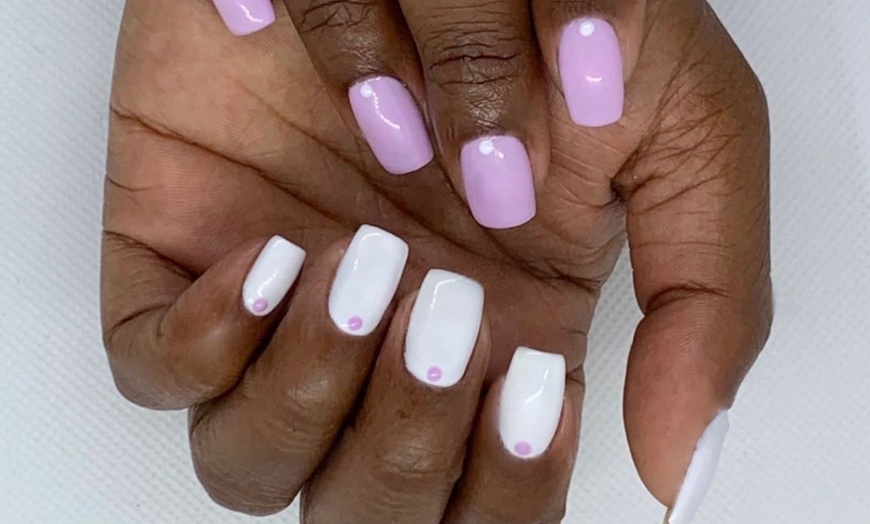 Image 10: Classic Manicure Plus Classic Pedicure W/ Himalayan Salt Soak & More