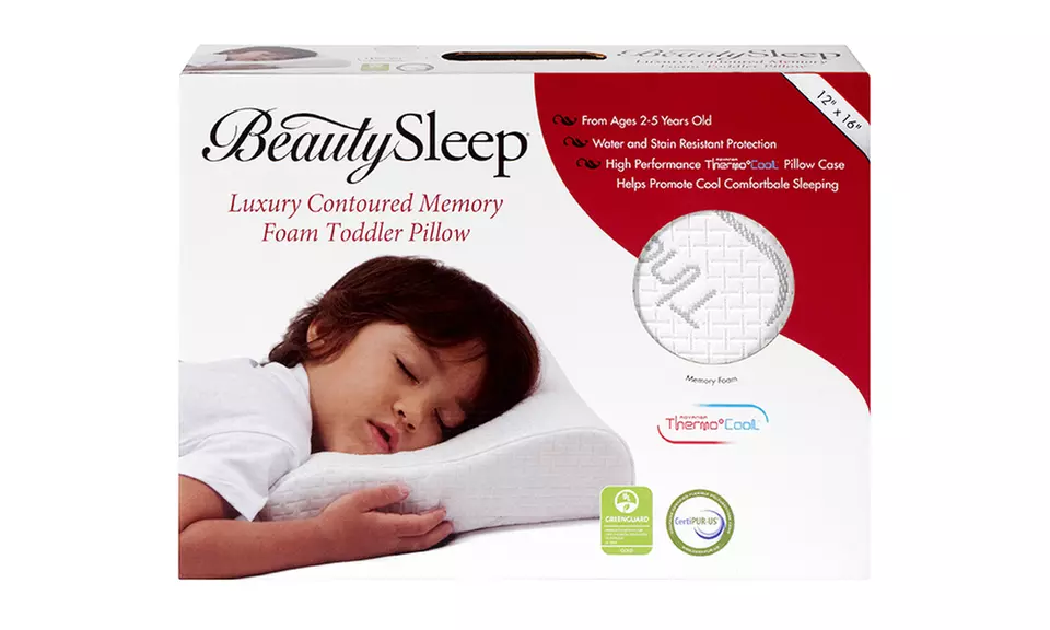 Simmons Kids Memory Foam Toddler Pillow - Second Medium