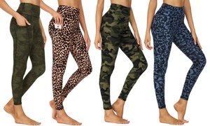 Gym Pocket Camo Print Leggings