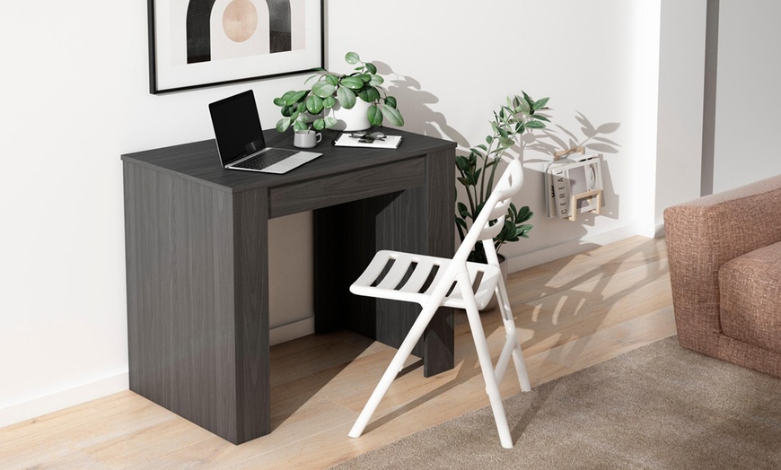 Image 8: Extendable Console Table for 6 people or up to 14 people