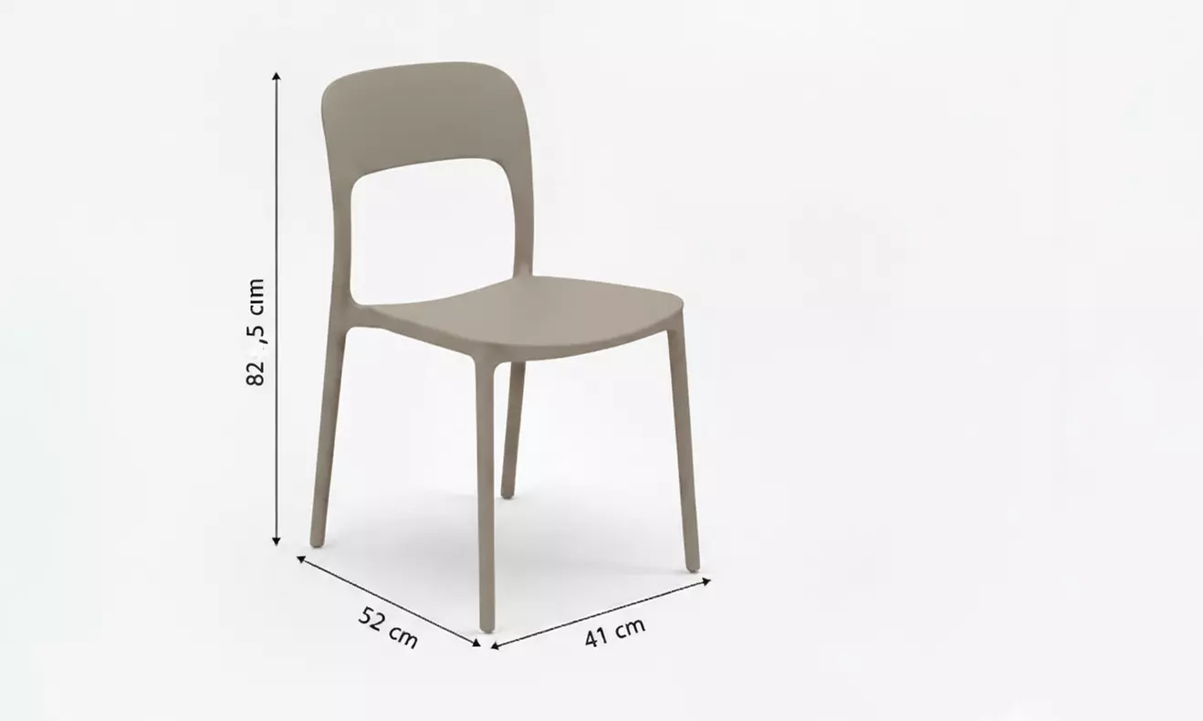 Set di 4 sedie da esterno