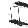 Image 7: HomCom Foldable Walking Pad and Treadmill, with LED Display