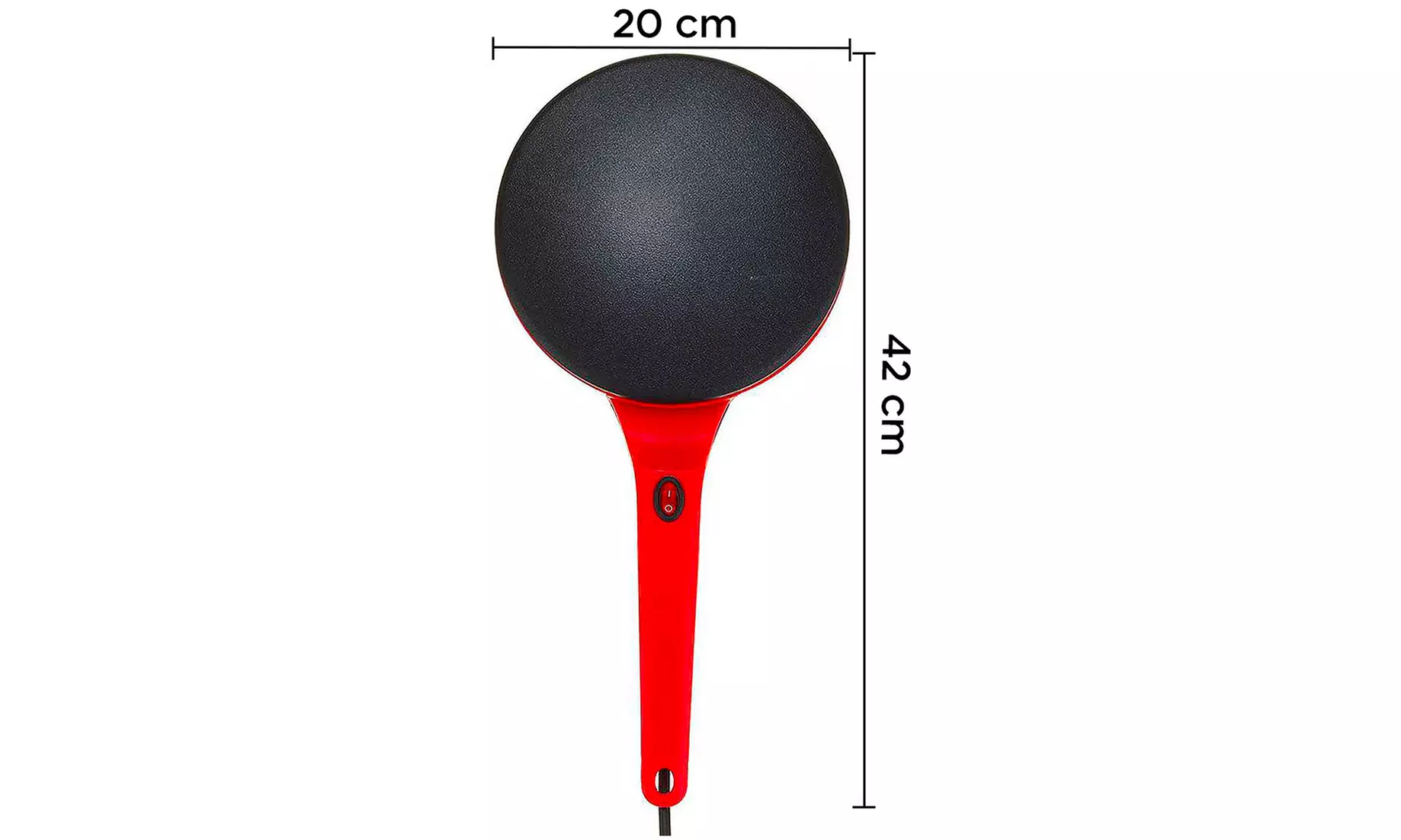 Crêpière électrique pour crêpes et pancakes, coloris au choix - Second Medium