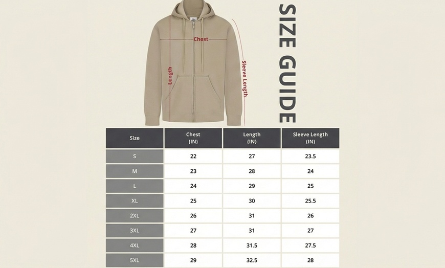 Image 8: Label Apparel  Men's Quarter Zip Hoodie Sweatshirt