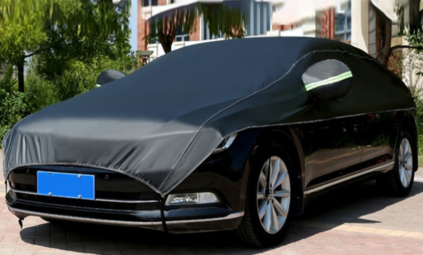 Image 5: All Weather Half Car Cover 