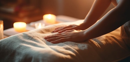 30-Minute Custom Bodywork with Hot Stone and Foot or Hand Care - Unik Spa