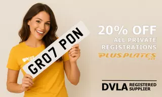 Save 20% on Any Personalized Number Plate!