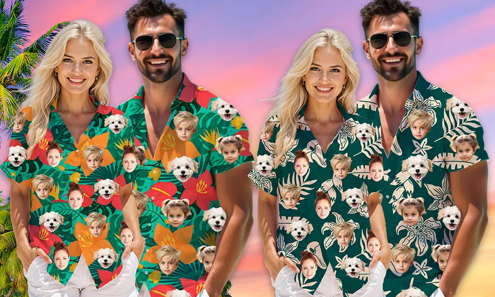 Personalized Hawaiian Shirts for the Whole Family (Up to 86% Off)
