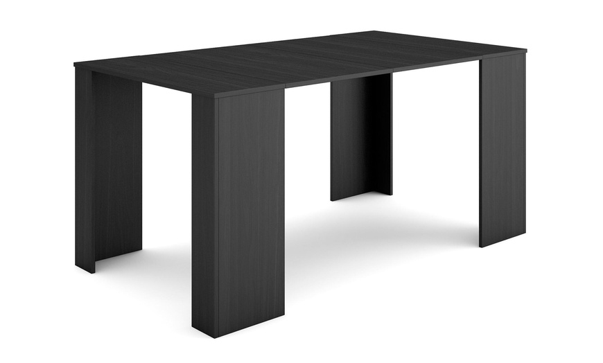 Image 26: Extendable Console Table for 8 Diners