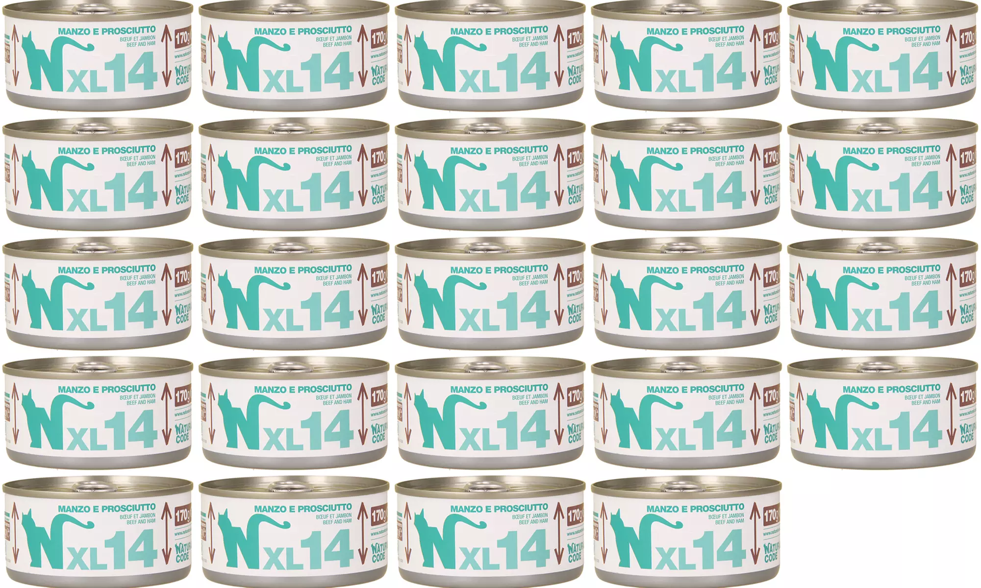 24, 48 o 60 lattine di cibo per gatti di Natural Code