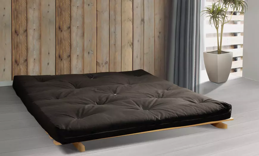 Image 7: Futon Frame and Mattress